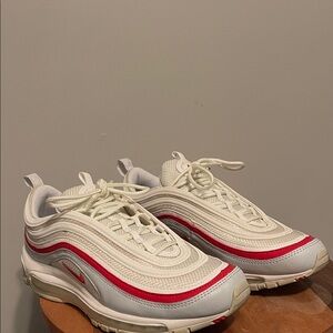 Nike Air Max White Red Sneakers